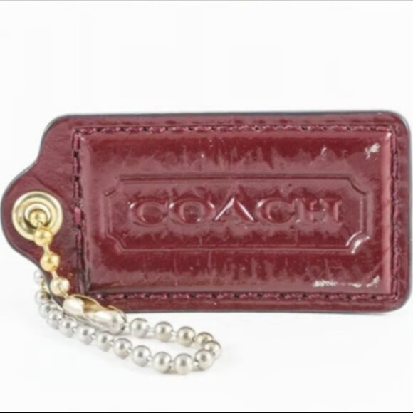 Authentic EUC Coach Madison Crimson Patent Leather Hobo Purse - Picture 6 of 6